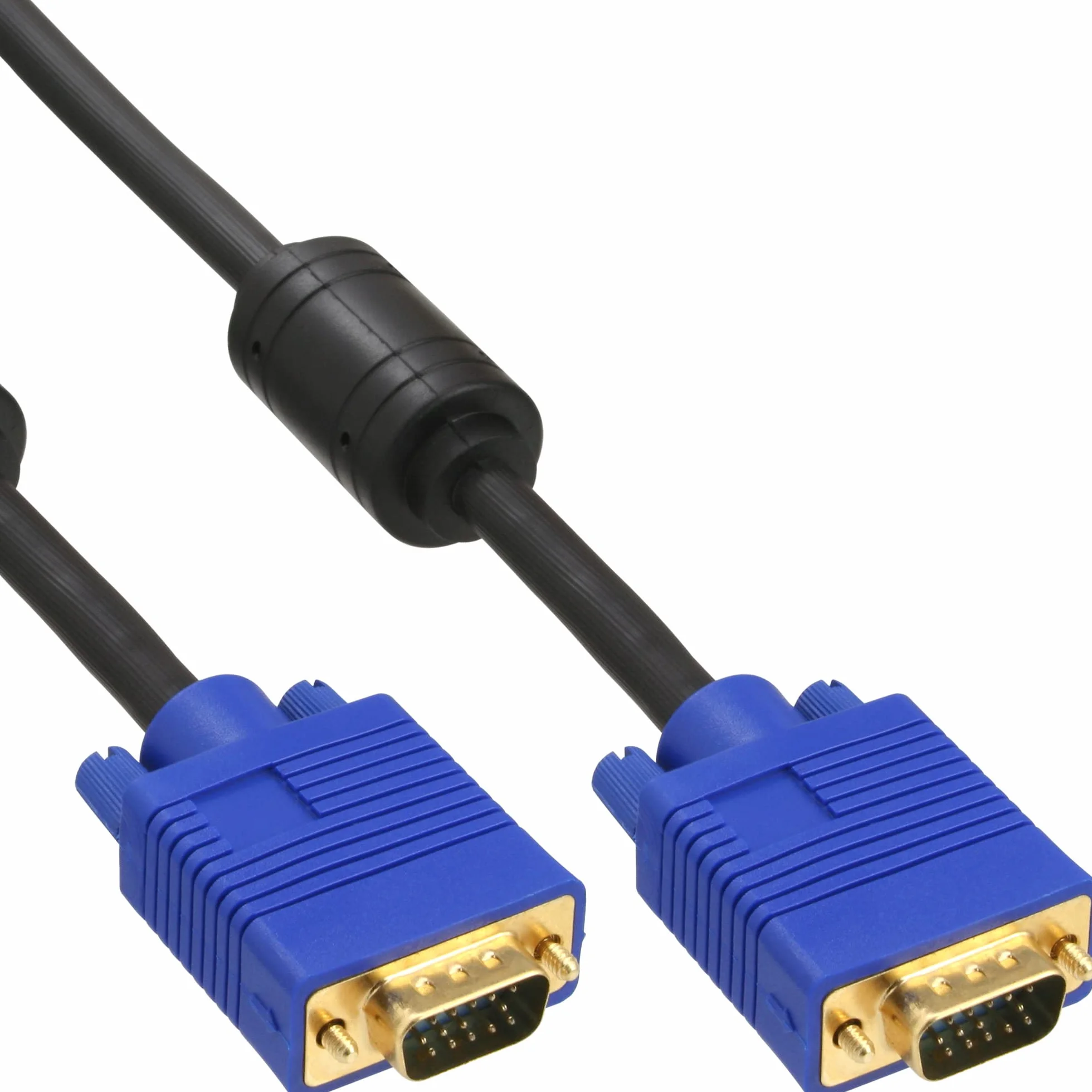 InLine 17805S S-VGA kabel Premium, 15-biegunowa wtyczka HD/wtyczka, czarny, 0,5 m