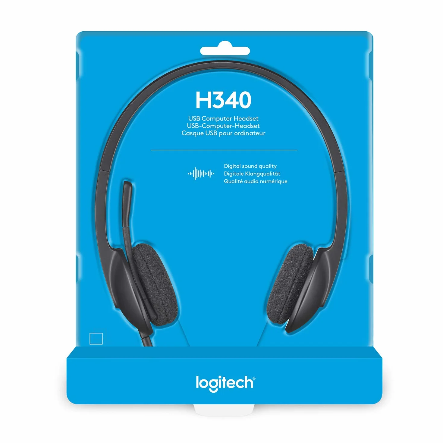 Logitech H340 USB Computer Headset Czarny