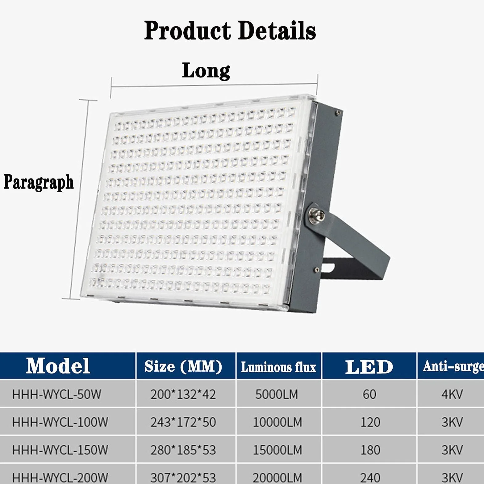 Lampy solarne zewnętrzne, Lampa Super Brightecurity Duża 240LED 20000LM 6500K Białe światło do Courtyard Street Park(200W)