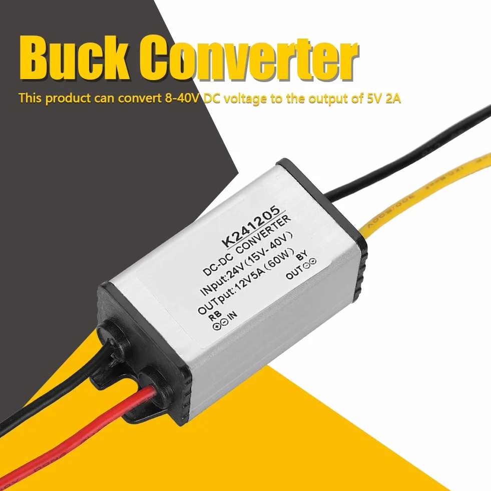BuyWeek Przetwornica DC-DC 24V na 12V Buck GYVRM-K241205