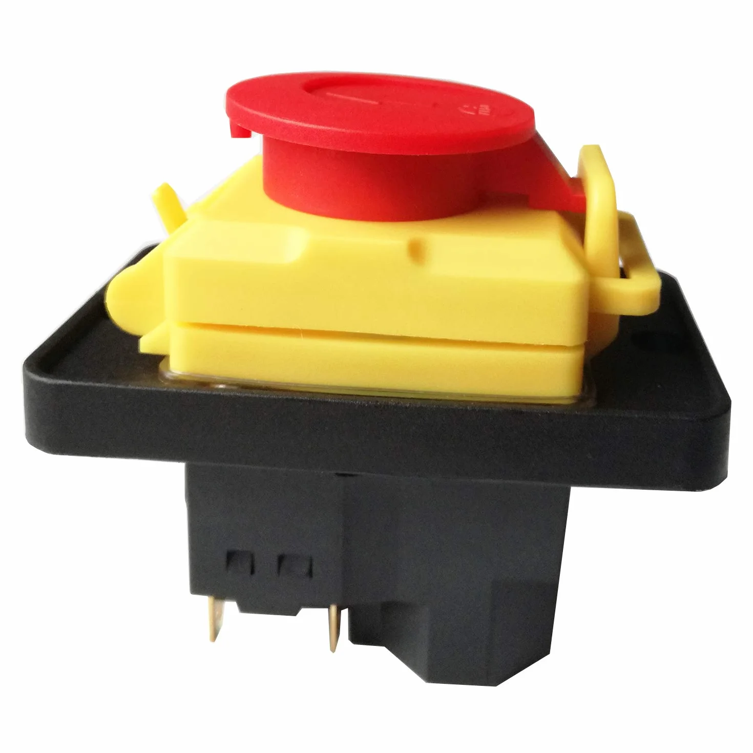 KEDU KJD18 5-pinowy wodoszczelny przełącznik elektromagnetyczny przyciskowy, ochrona pracy, przełącznik przyciskowy, 250 V, 15 (12) A