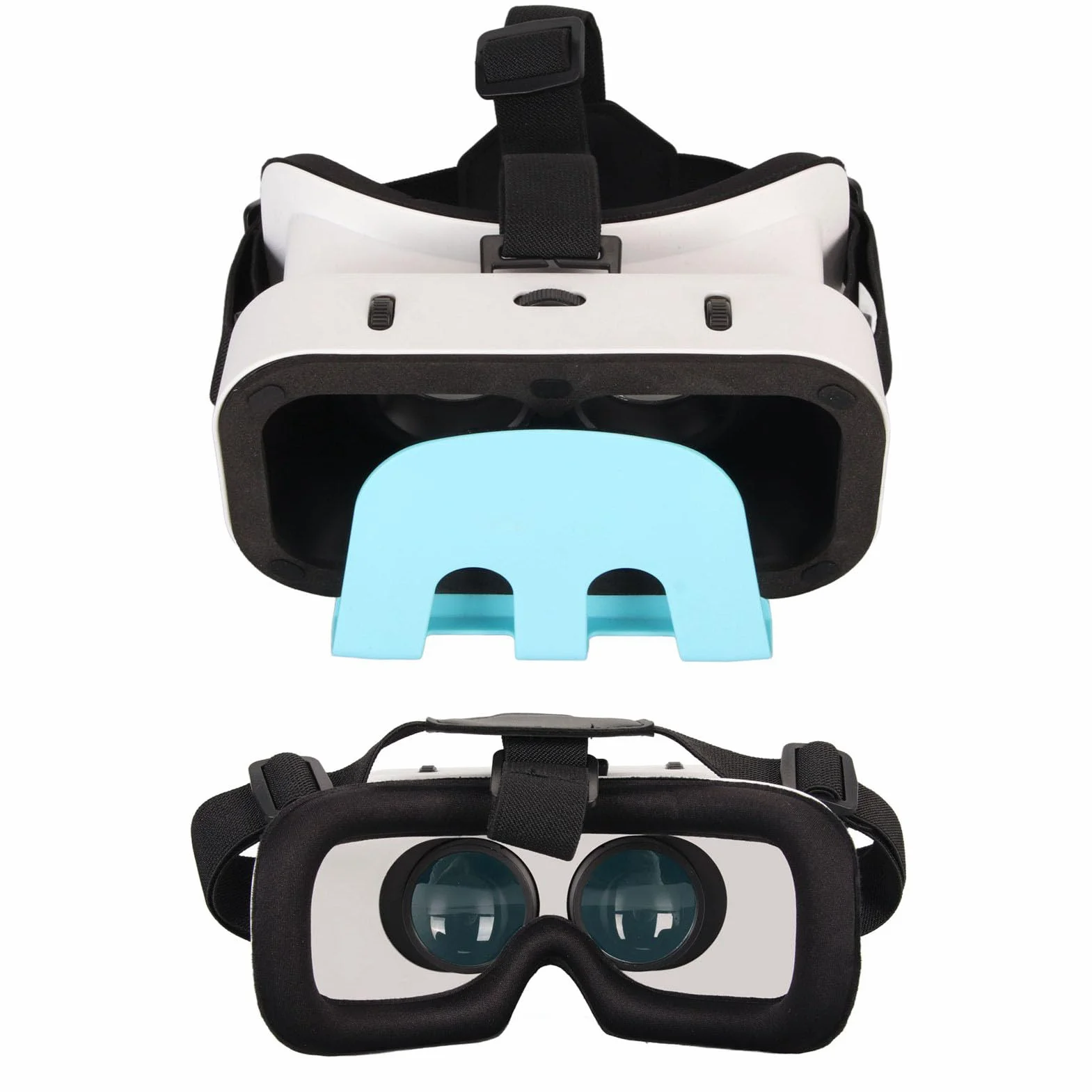 Zestaw Słuchawkowy Switch VR, Kaski z Okularami 3D, Uniwersalny Zestaw Okularów VR Zestaw Okularów z Regulowanymi Soczewkami HD do Przełącznika Switch OLED