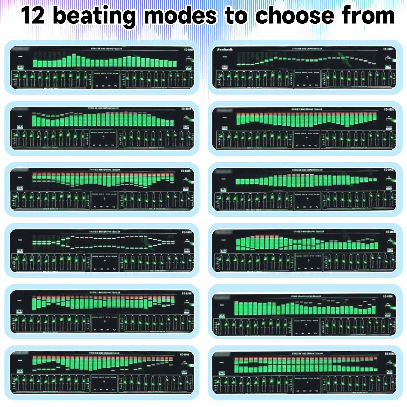 Cyfrowy Korektor Graficzny 31 Pasmowy Equalizer Profesjonalny Procesor Audio LED
