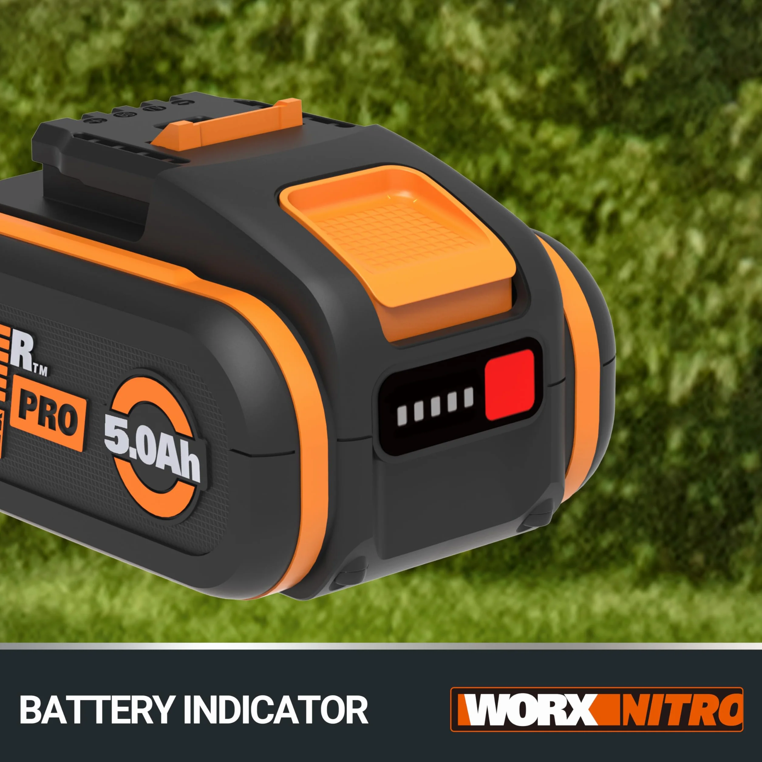 Worx Powershare Akumulator Litowo-Jonowy, Czarny/Pomarańczowy, 20 V - 5,0 Ah