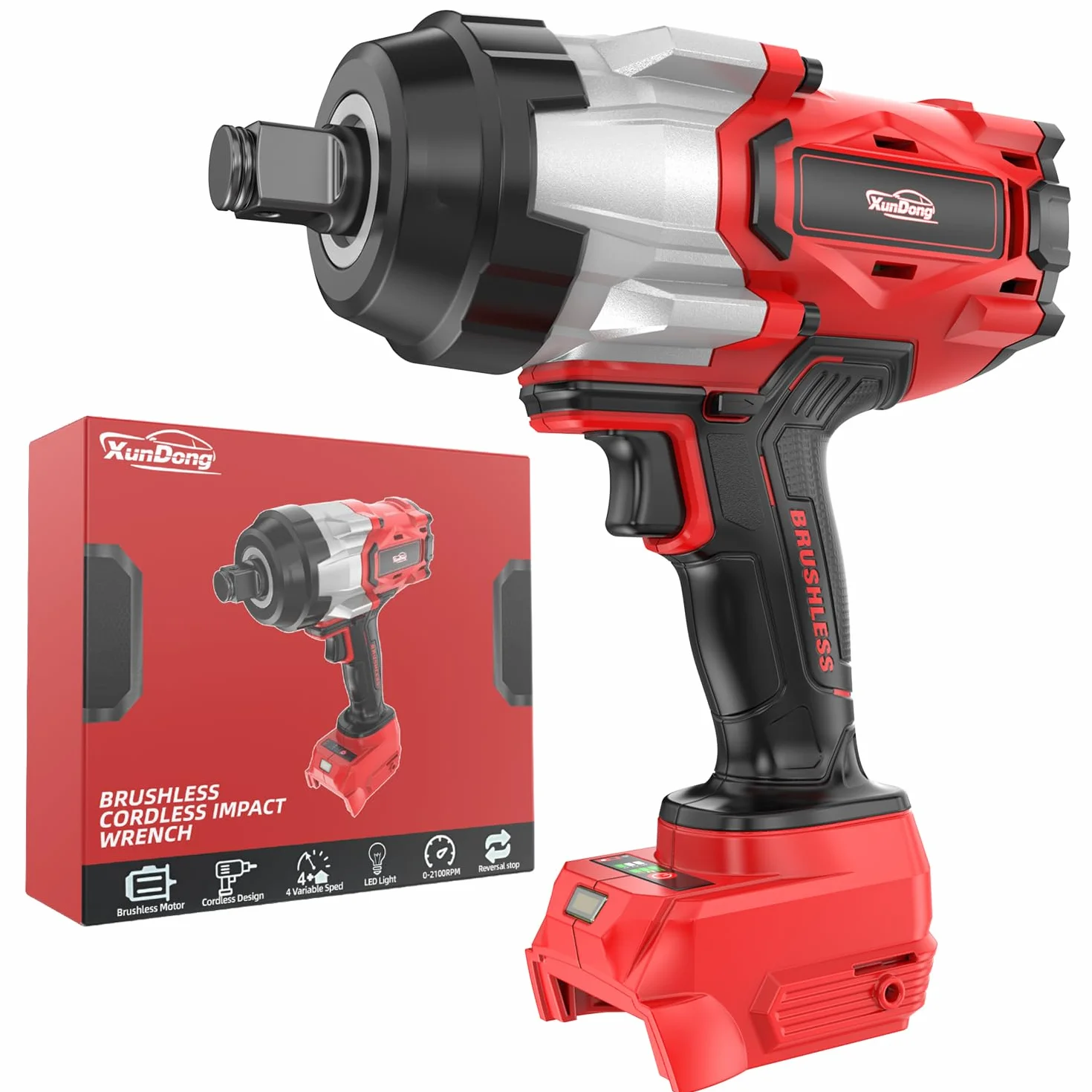 Milwaukee 1850 funtów 2500 NM bezszczotkowy klucz udarowy 3/4" bezszczotkowy klucz udarowy 4 prędkości LED do akumulatora 18 V