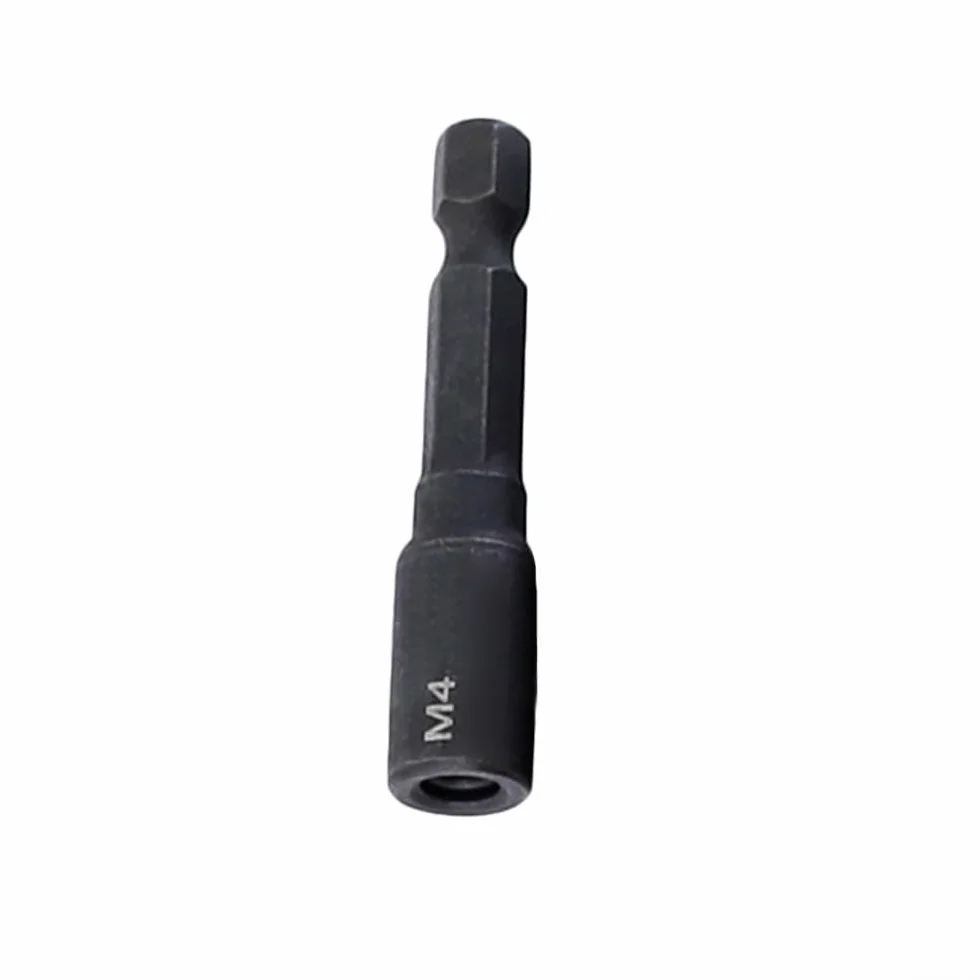 Eawfgtuw Adapter do gwintownika, zestaw przedłużek, trzpień sześciokątny 1/10.2 cm, stal stopowa, do produkcji form, napraw samochodów, konserwacji maszyn (M-4)