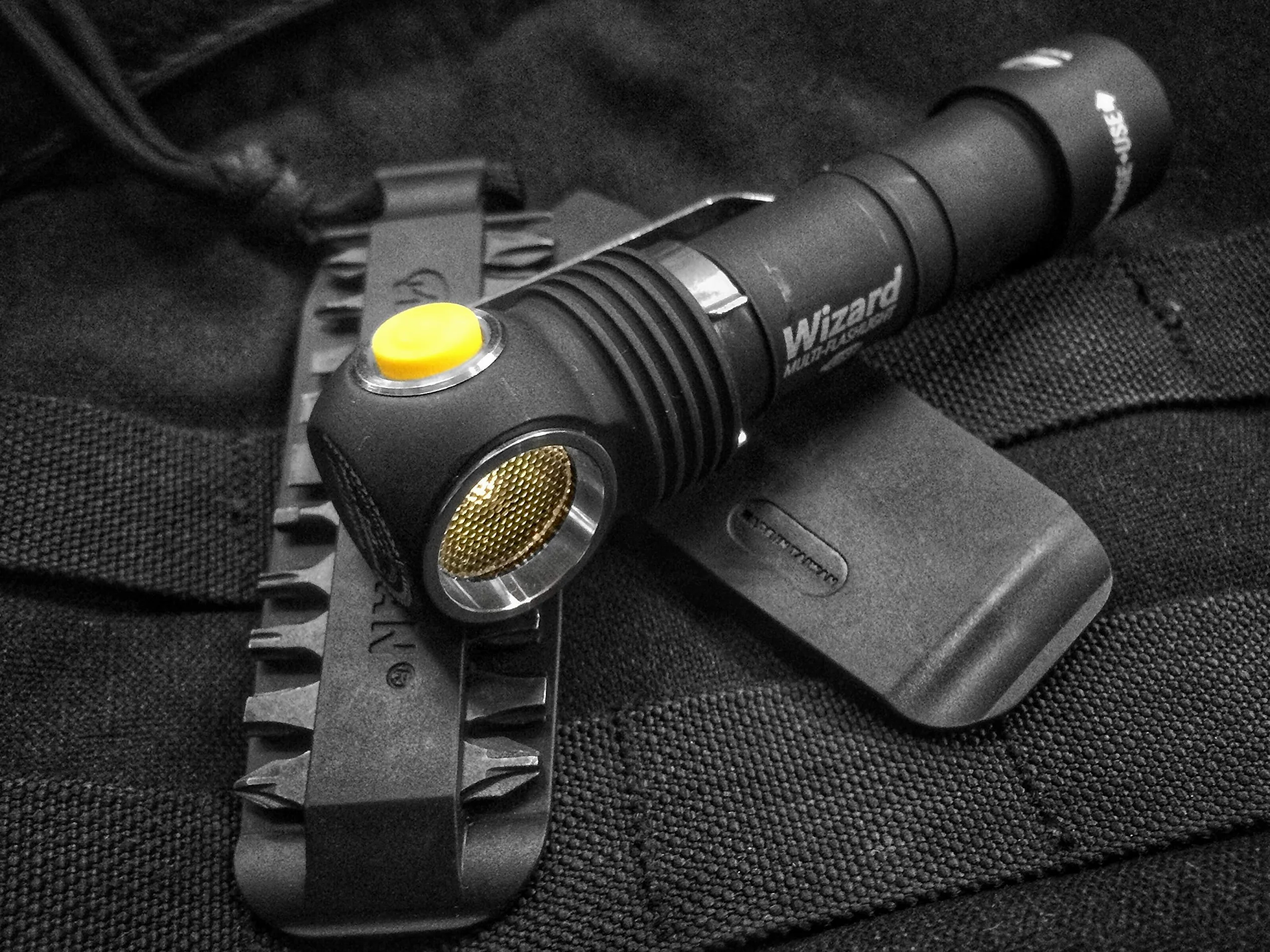 Armytek Wizard latarka magnetyczna USB 18650 z akumulatorem litowo-jonowym, 1120 lumenów, wielofunkcyjna latarka czołowa