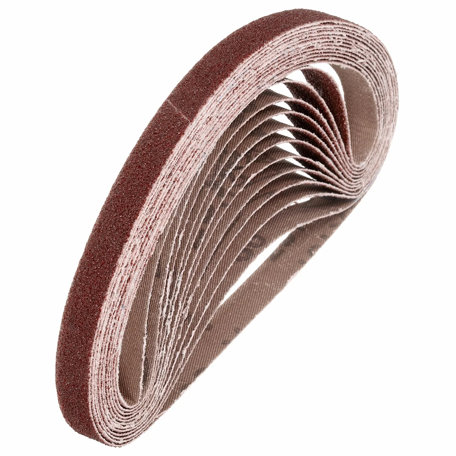 QUARKZMAN 13mm x 457mm taśmy szlifierskie, 10 sztuk 60 ziaren tlenku glinu taśma ścierna do szlifowania taśm do obróbki drewna, polerowanie metalu, ostrzałka do noży