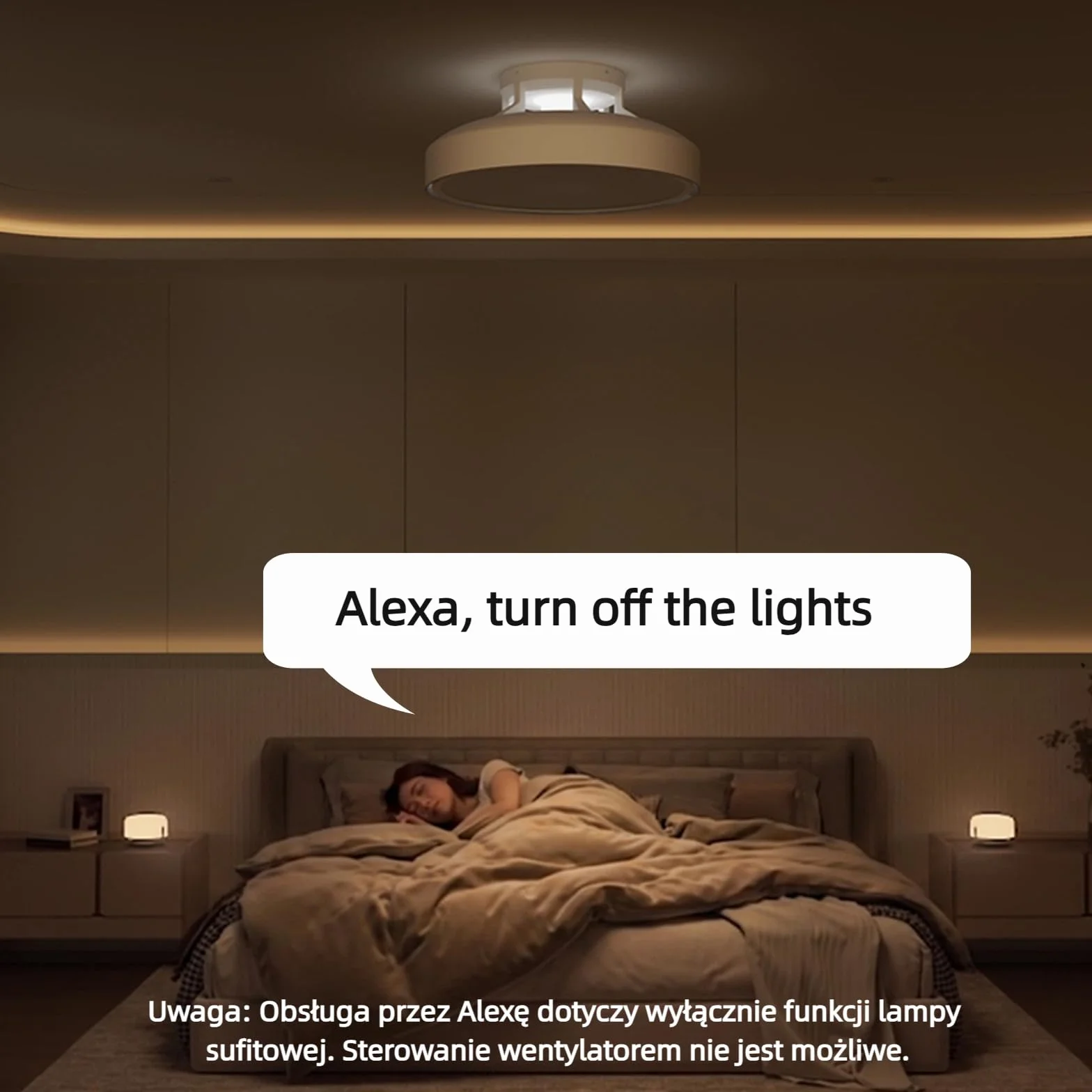 YEELIGHT Wentylator Sufitowy Z Oświetleniem LED 74 W, Ściemniana Lampa Sufitowa Z Wentylatorem, 6 Prędkości, Pilot, Timer, Tryb Lato/Zima, Cicha Praca, Do Sypialni I Salonu