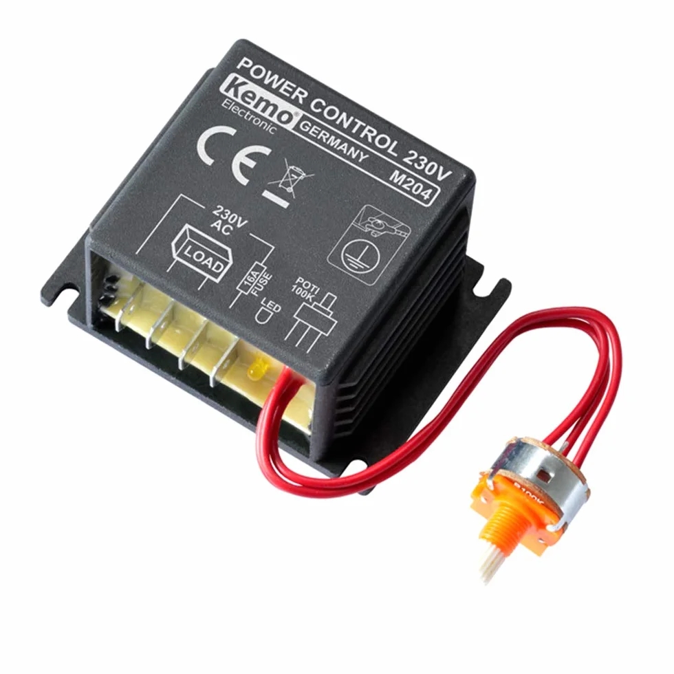 Kemo M204 regulator mocy 230 V, maks. 16 A do ogrzewania