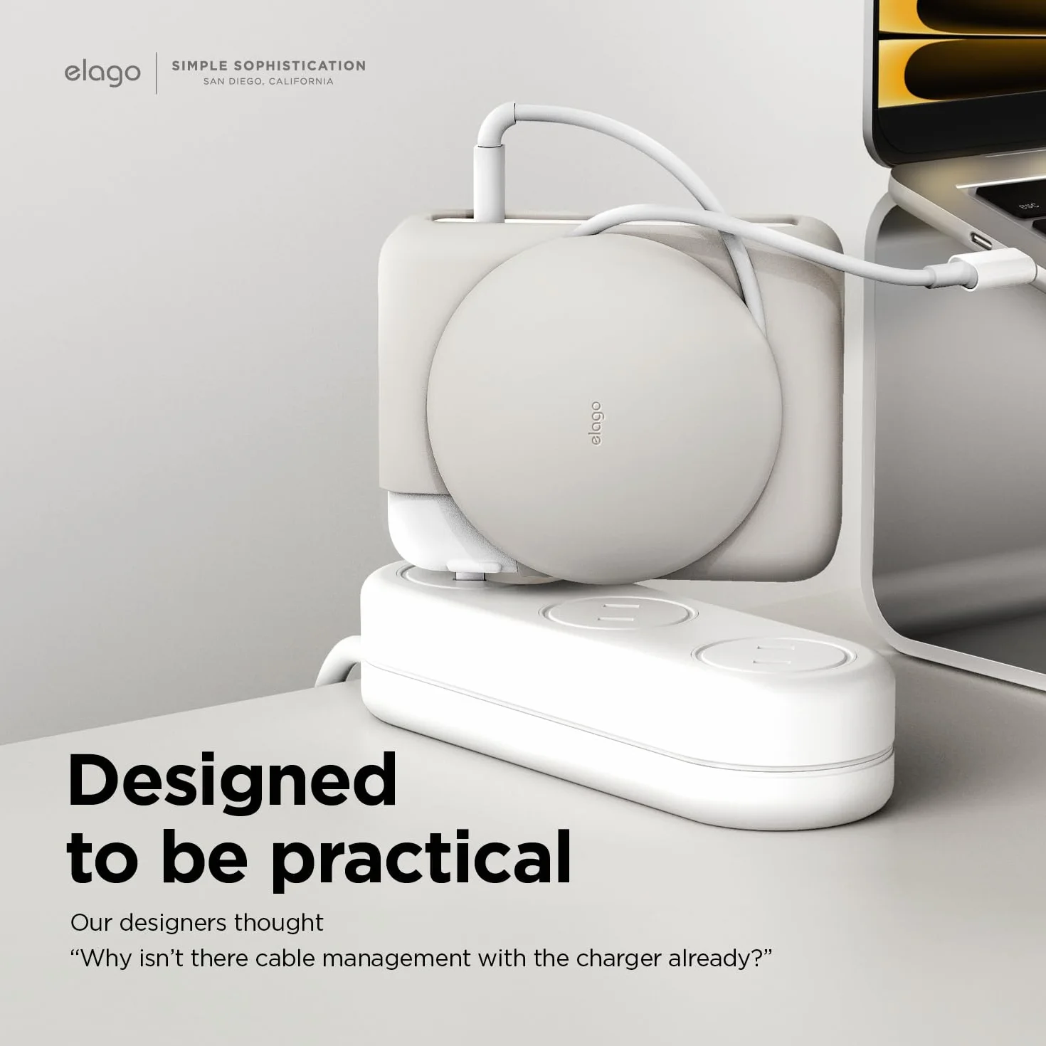 elago Organizer kabla ładującego do MacBook Pro 16" M5 M4 M3 M2 M1 140W