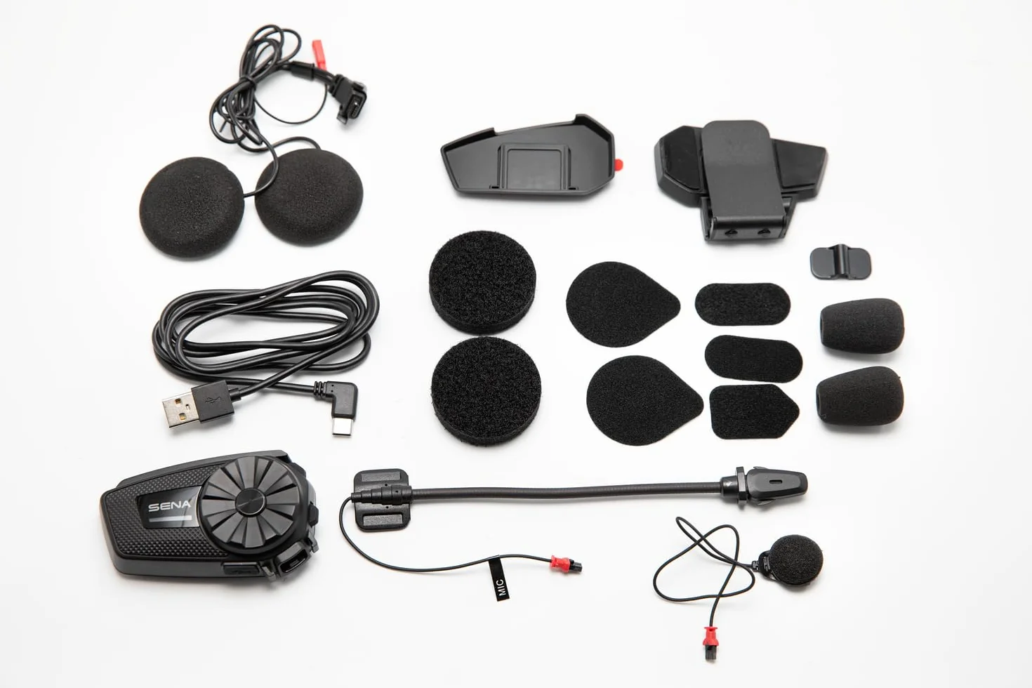 Sena SPIDER ST1 system komunikacji z siatką motocyklową, dwupak