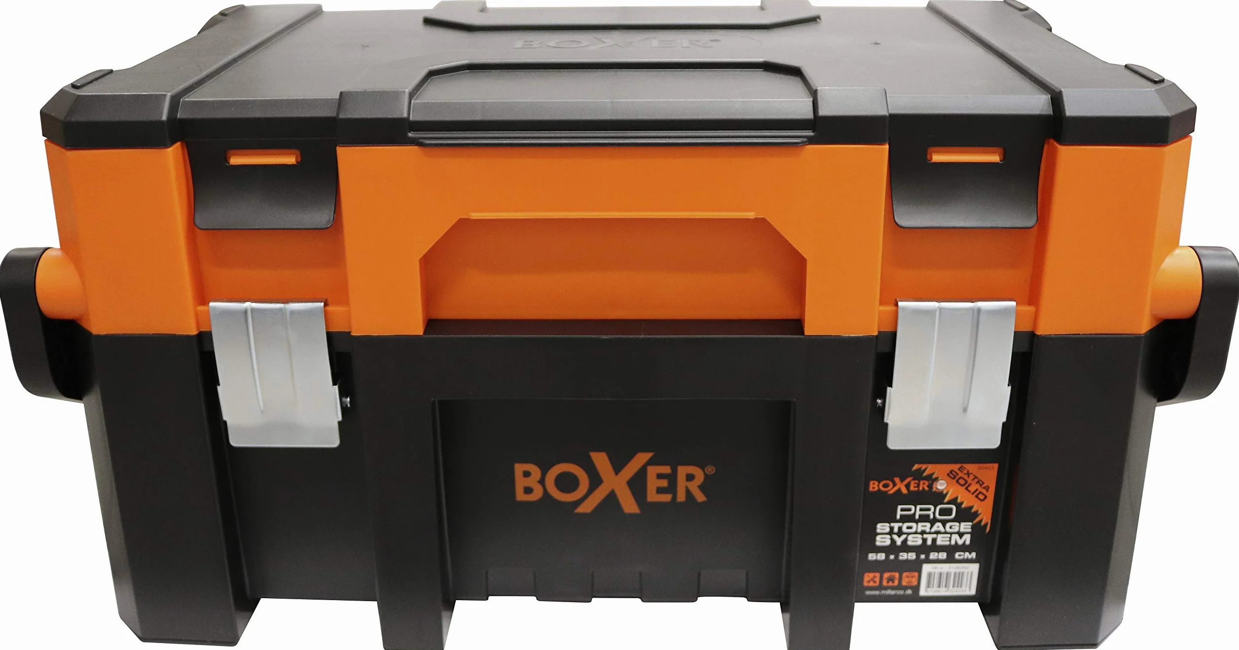 Boxer® wytrzymała skrzynka narzędziowa z aluminiowym uchwytem 58 x 35,4 x 28,6 cm