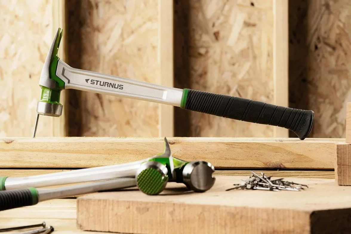 Sturnus Pomarańczowy młotek z chwytem 370 ml Velocity Rip Claw – 388 g, lekkie aluminium i ergonomiczny, profesjonalny, z uchwytem antywibracyjnym (frezowana tarcza, długi uchwyt)