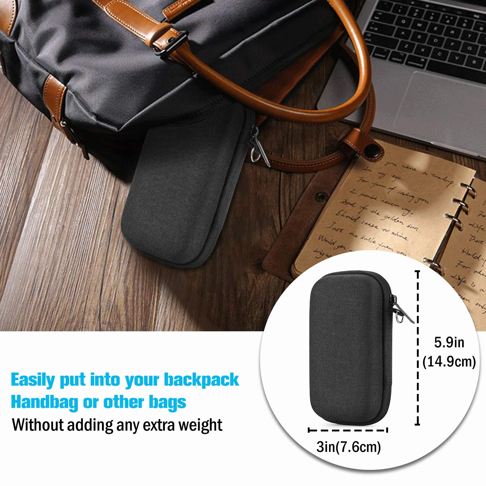 ProCase Etui do SanDisk Extreme Pro SDSSDE80/SDSSDE81 wodoodporny EVA z siatką