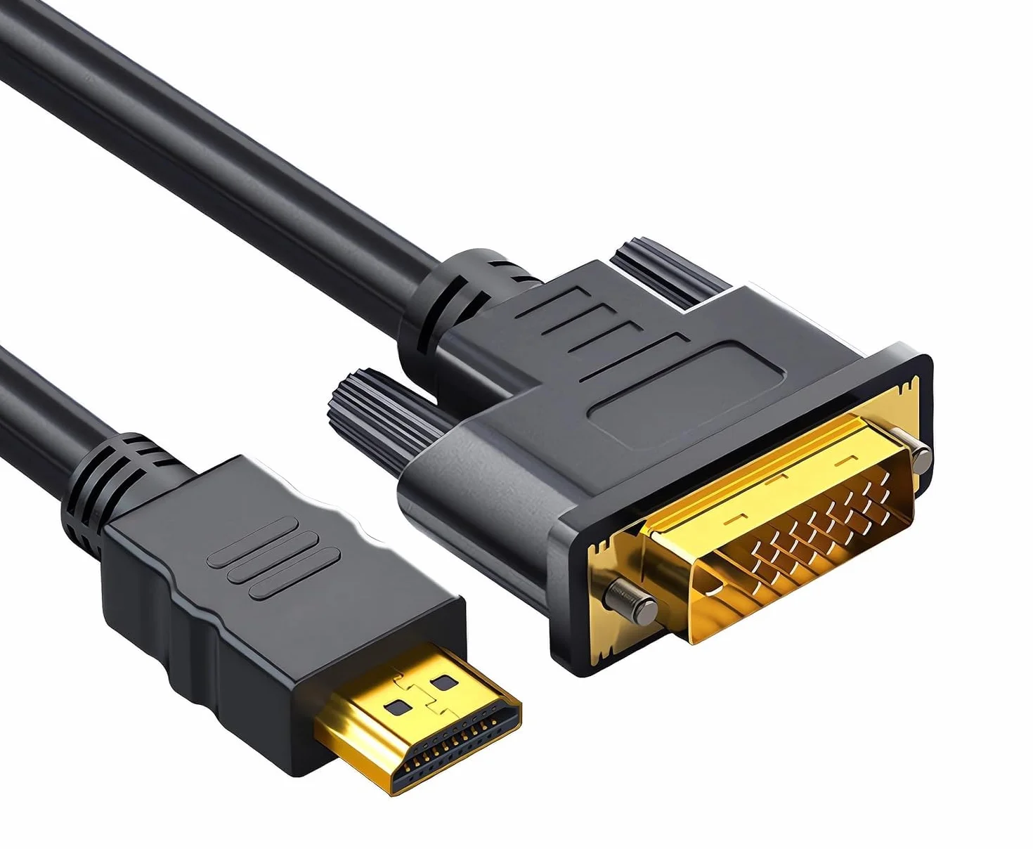 Kabel DVI 1m dwukierunkowy adapter 1080p High Speed kompatybilny z Raspberry Pi Xbox One PS4 PS3 karta graficzna
