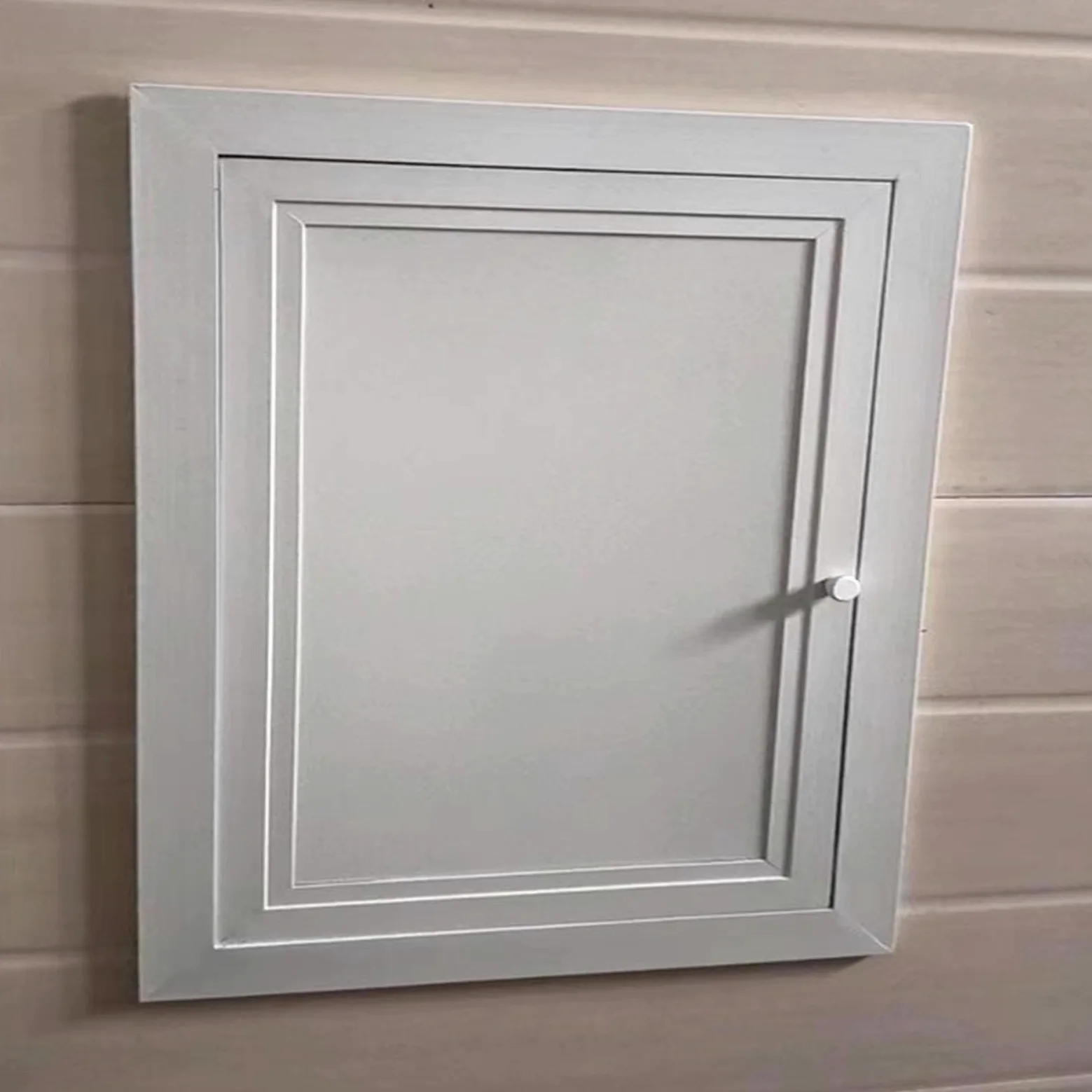 Genérico Panel dostępu z uchwytem, pułapka inspekcyjna do montażu powierzchniowego do płyt kartonowo-gipsowych, łatwa instalacja pokrywa dla kabli elektrycznych, 300x600mm, idealny do użytku w garażu