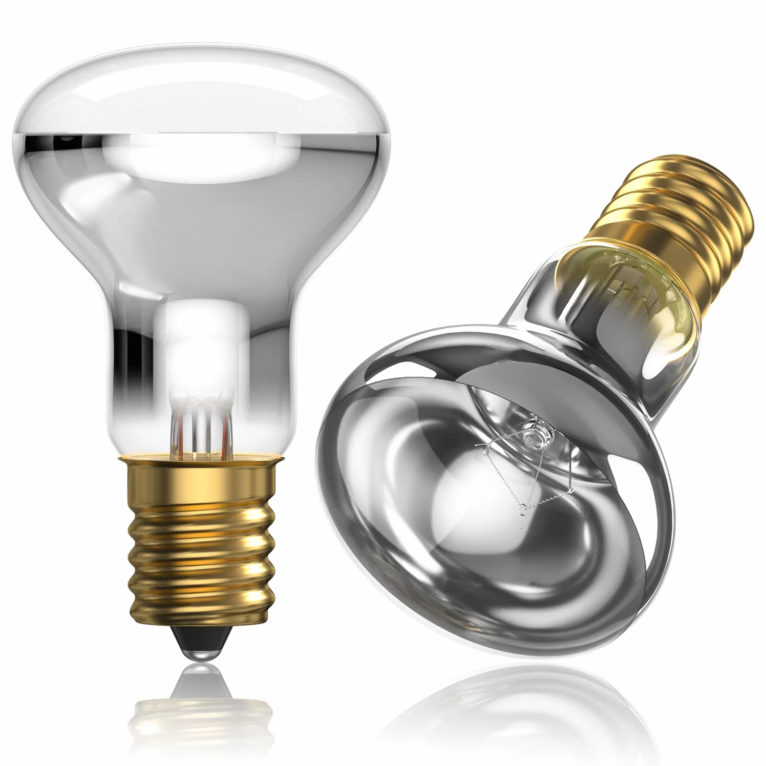 Bonlux 2x R39 42W E14 żarówka lampa lawowa reflektor punktowy żarówki ściemnialne ciepła biel 2700-2800K JEGO mała śruba Edison śruba podstawa 240V do dekoracji