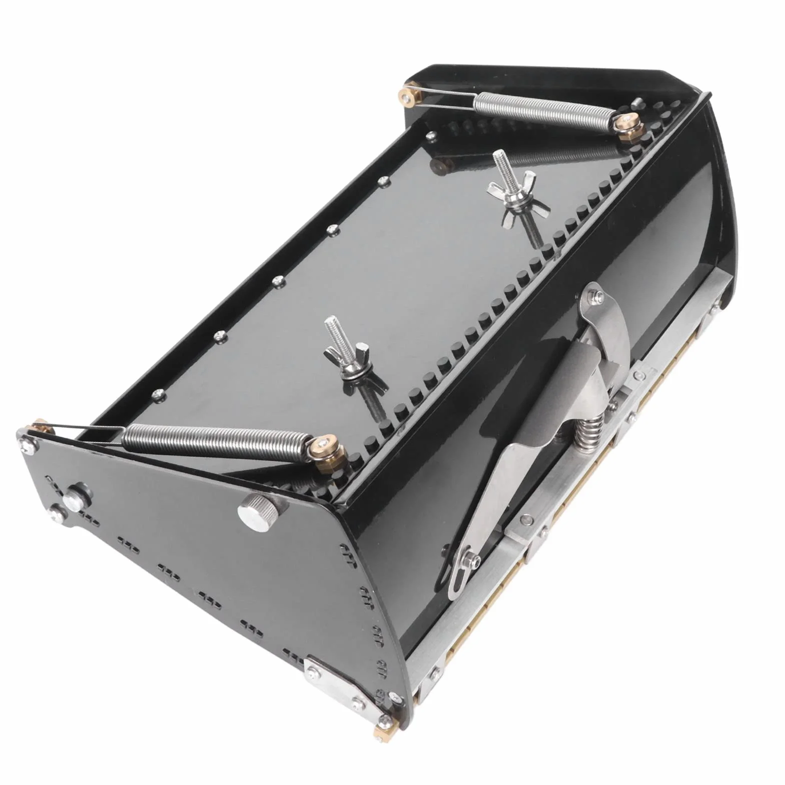 Annadue Skrobak do Wykańczania Płyt ściennych Skrobak do Szpachli Płyt Kartonowo-gipsowych, Narzędzie Płaskich Skrzynek ze Stopu Aluminium, 10-calowy Rozmiar Standardowy Łatwe w Czyszczeniu