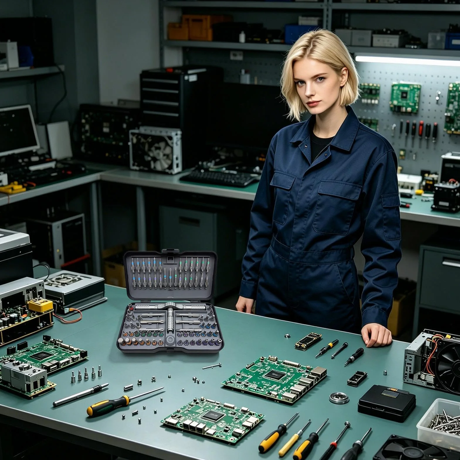 Zestaw Śrubokrętów Grzechotkowych Magnetyczne narzędzie ręczne z grzechotką | Zestaw wkrętaków grzechotkowych Do montażu mebli, naprawy elektroniki, sprzętu AGD i