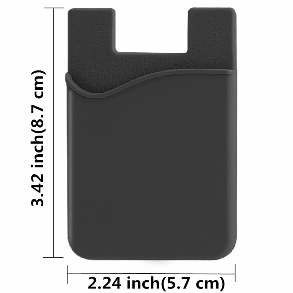 FYISWHO Uniwersalny uchwyt na karty do Asus Zenfone 10 9 8 8z, silikonowe etui na karty kredytowe