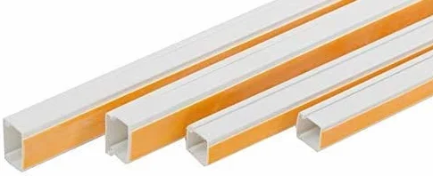 ENVA® Elektryczny przewód kablowy, biały samoprzylepny do malowania kabel do bagażnika PCW i drut schludny plastikowy przewód elektryczny mini bagażnik (2, 60 x 40 mm)
