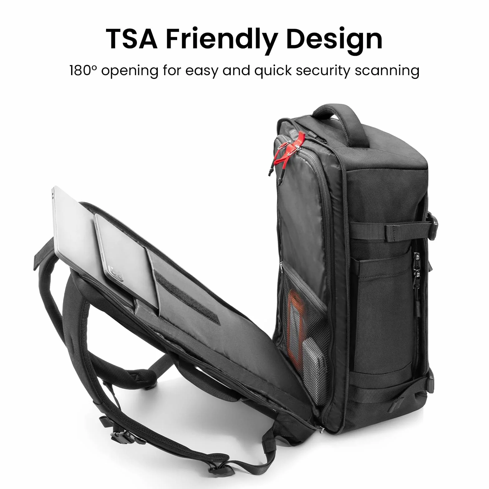 Tomtoc Plecak podróżny 40L TSA Bagaż podręczny Laptop 15,6-17 cali Wodoodporny