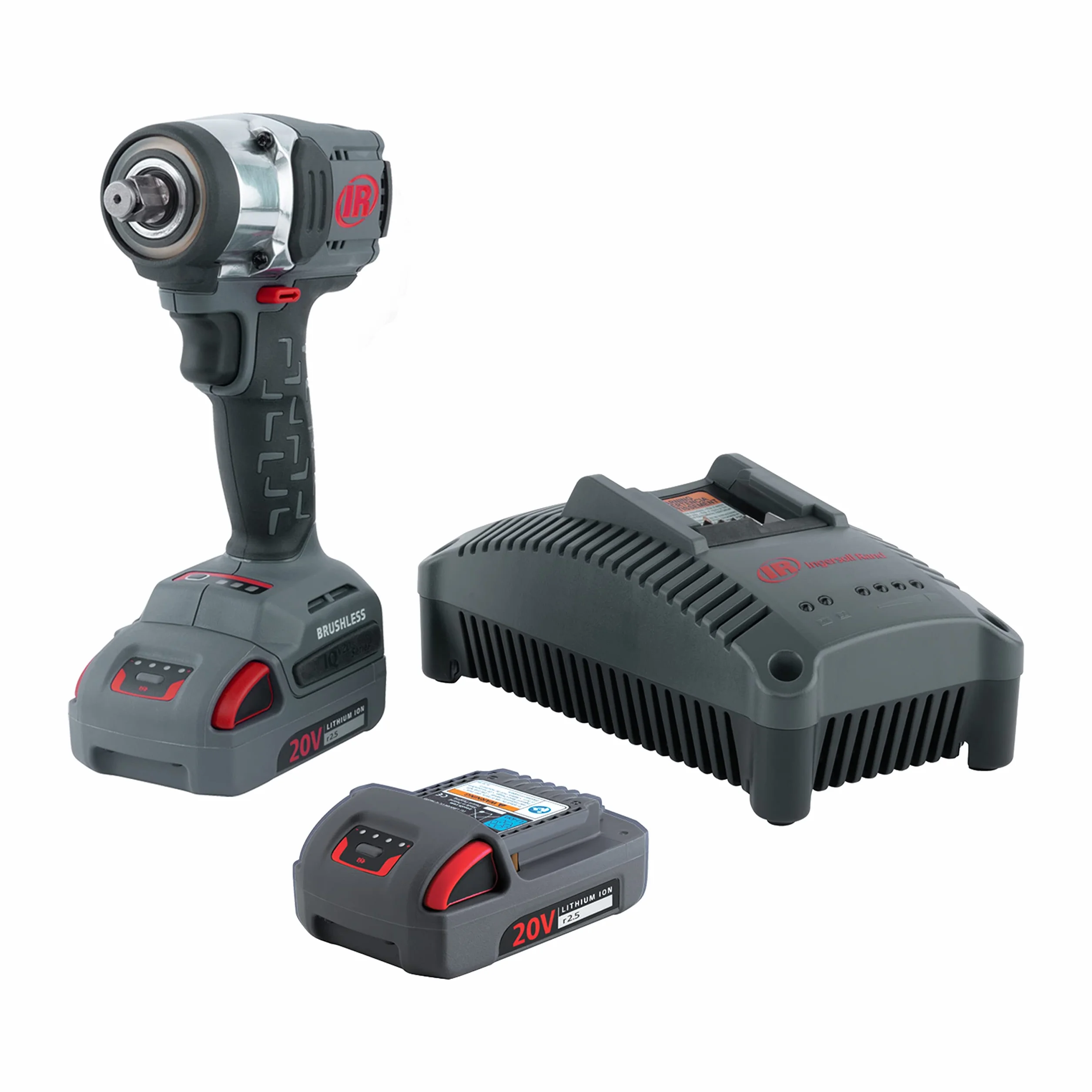 Ingersoll Rand Bezprzewodowa wkrętarka udarowa W3151-K22-EU, narzędzie akumulatorowe 1/2", 20 V, lekkie i kompaktowe narzędzie udarowe