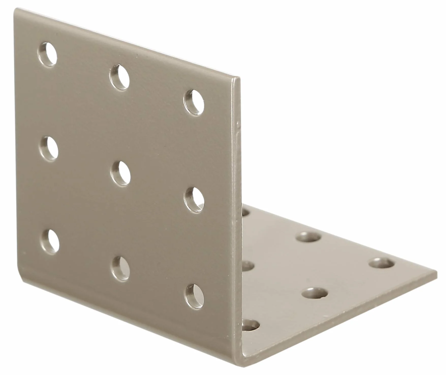 GAH-Alberts 301156 DURAVIS® kątownik płyty perforowanej | rdzawy brąz powlekany duplexem | wymiary 60 x 60 x 60 mm