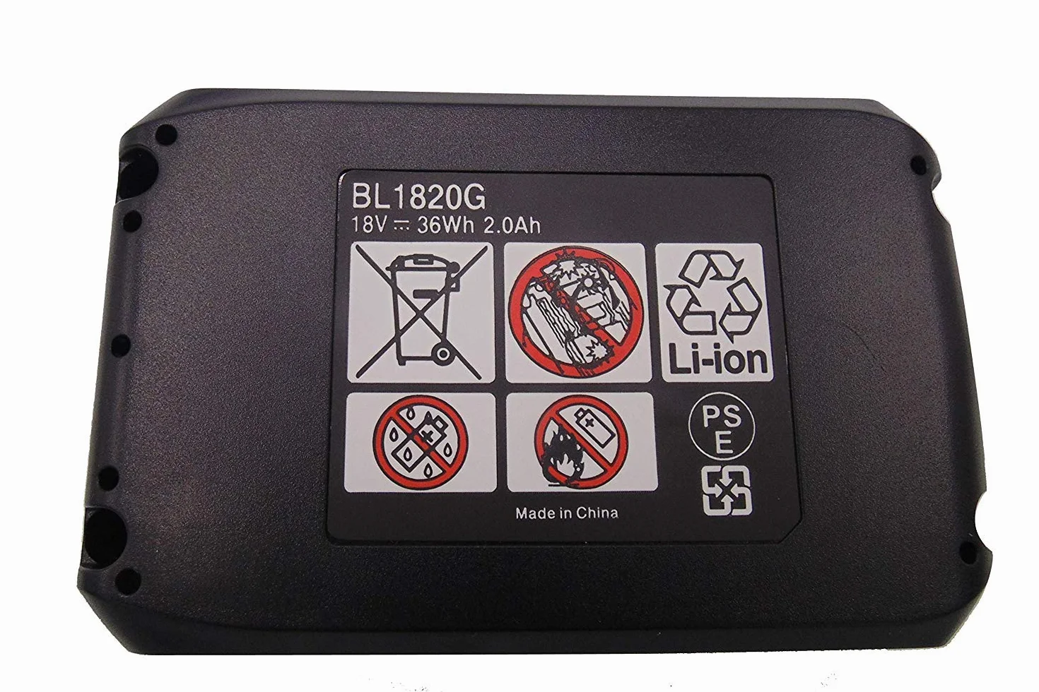 Kompatybilny z Makita DC18WA 14,4V-18V G-Series akumulator litowo-jonowy do wielokrotnego ładowania 100V-240V 2.0A BL1413G BL1440G BL1813G BL1820G BL1830G BL1840G (BL1820G 2,0Ah)