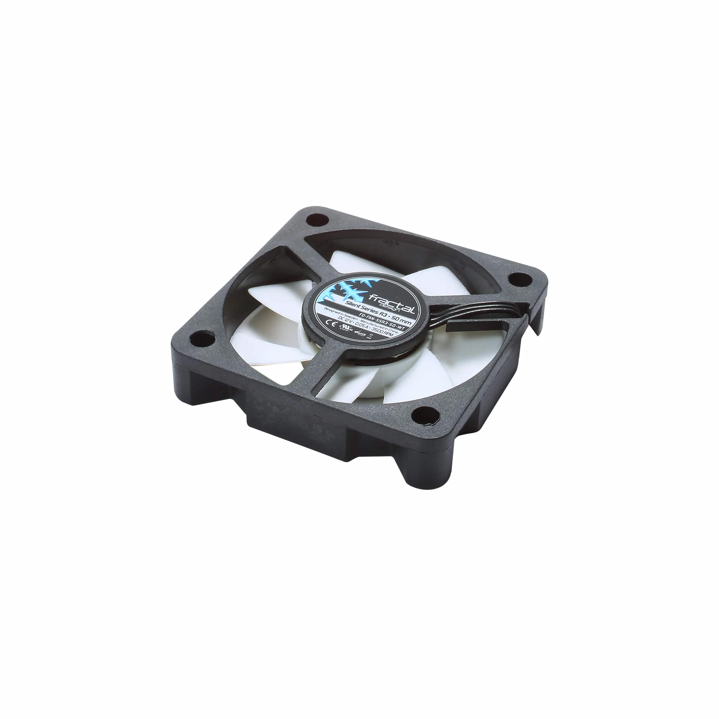 Fractal Design Silent Series R3 biały wentylator komputerowy 50 mm 3500 obr./min 12 V