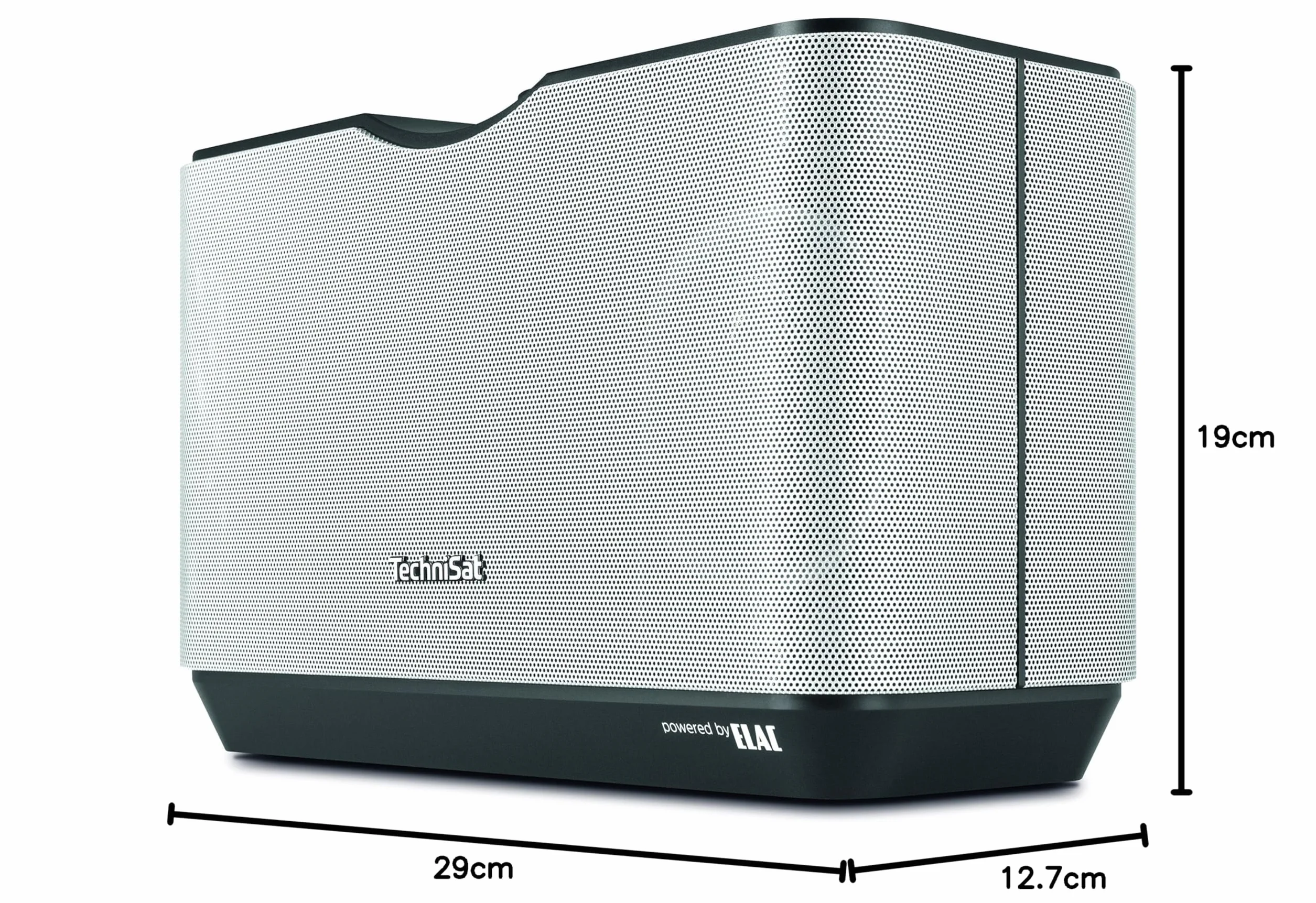 TechniSat AUDIOMASTER MR2 60 W głośnik Wi-Fi radio internetowe UPnP/DLNA multiroom Bluetooth czarny srebrny
