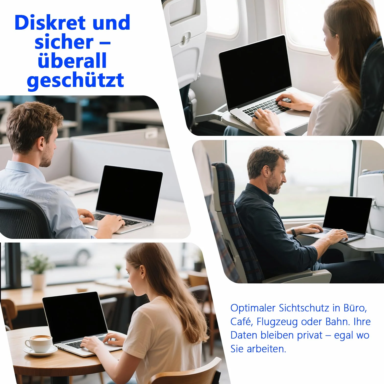 Folia ochronna Anti-Blue Light Privacy Magnetyczny filtr prywatyzujący do Apple MacBook Pro/Air 13 cali (2016-2022, M1, M2)