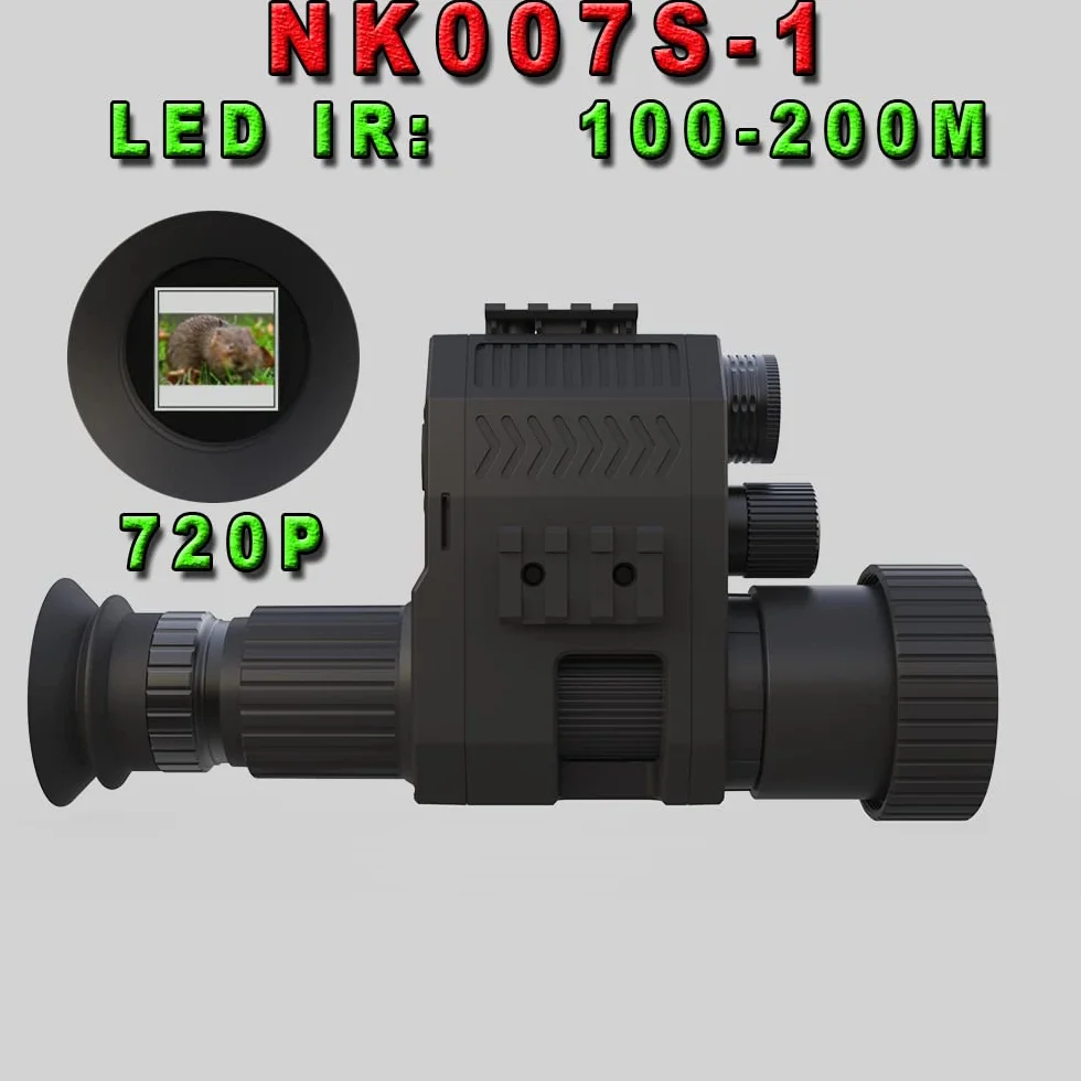 XiaoXIN Cyfrowy luneta noktowizyjna monokular 100-200 m kamera na podczerwień nagrywanie zdjęć wideo