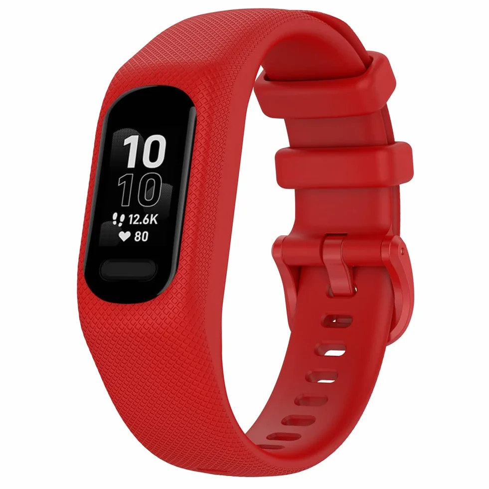 Pasek kompatybilny z Garmin vivosmart 5, silikonowy sportowy wymienny