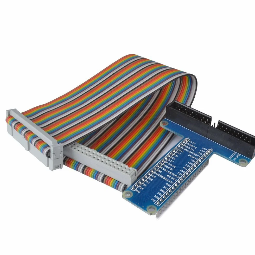 WINGONEER RPi GPIO płytka rozszerzająca Breakout z kablem taśmowym do Raspberry Pi 3 2