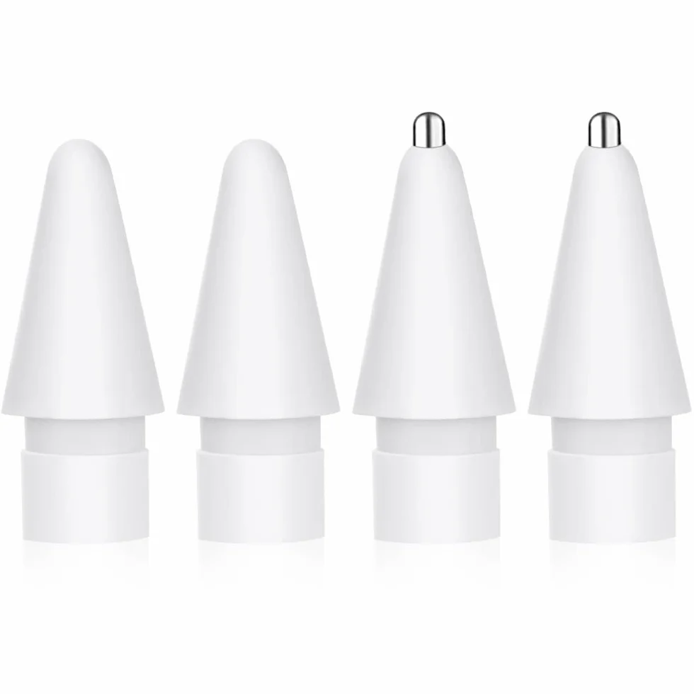 flintronic 4 końcówki kompatybilne z Apple Pencil 2 Gen i 1 szt., wymienne końcówki z metalu