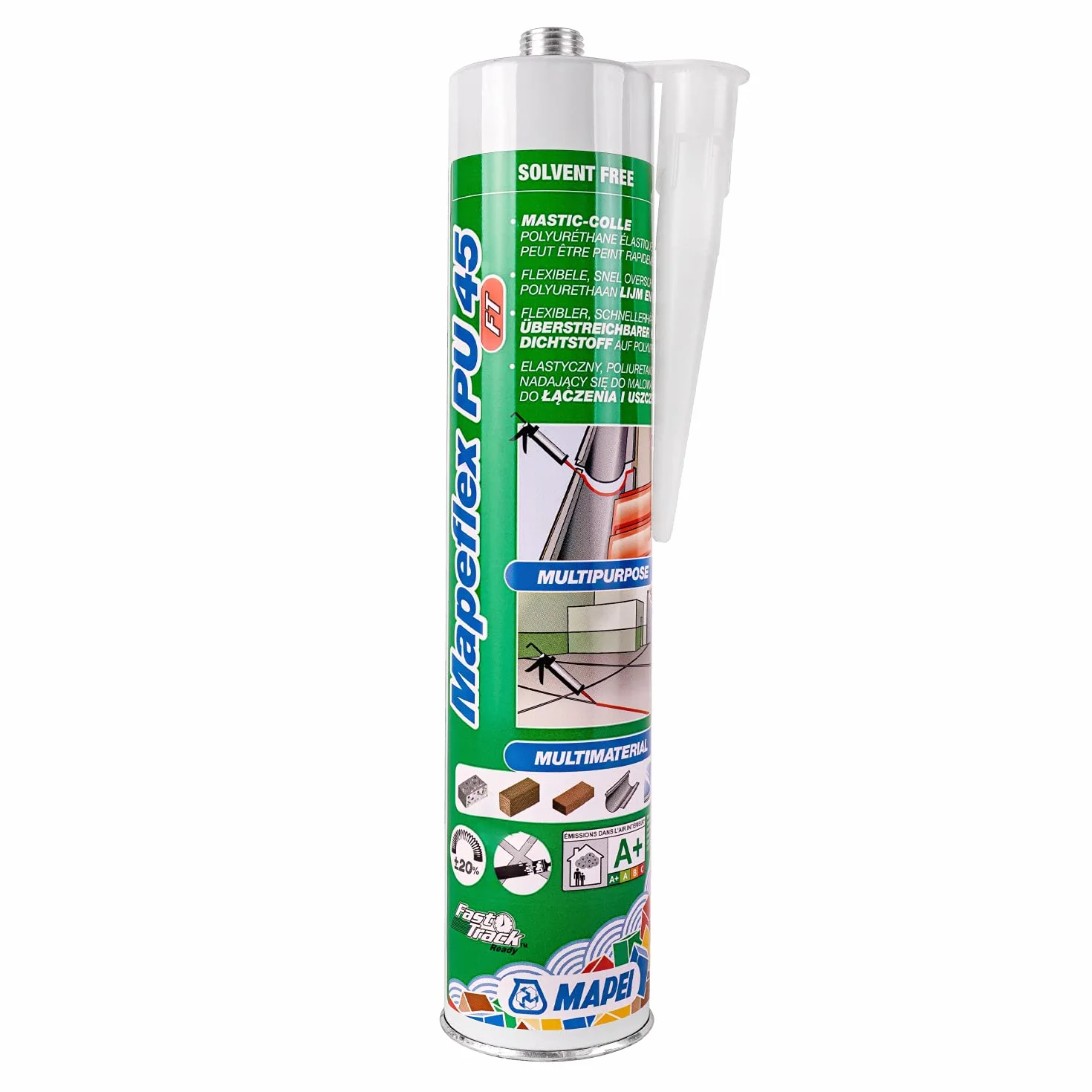 Szybkotwardniejący uszczelniacz poliuretanowy MAPEI MAPEFLEX PU45 FT 300ml (Brązowy)