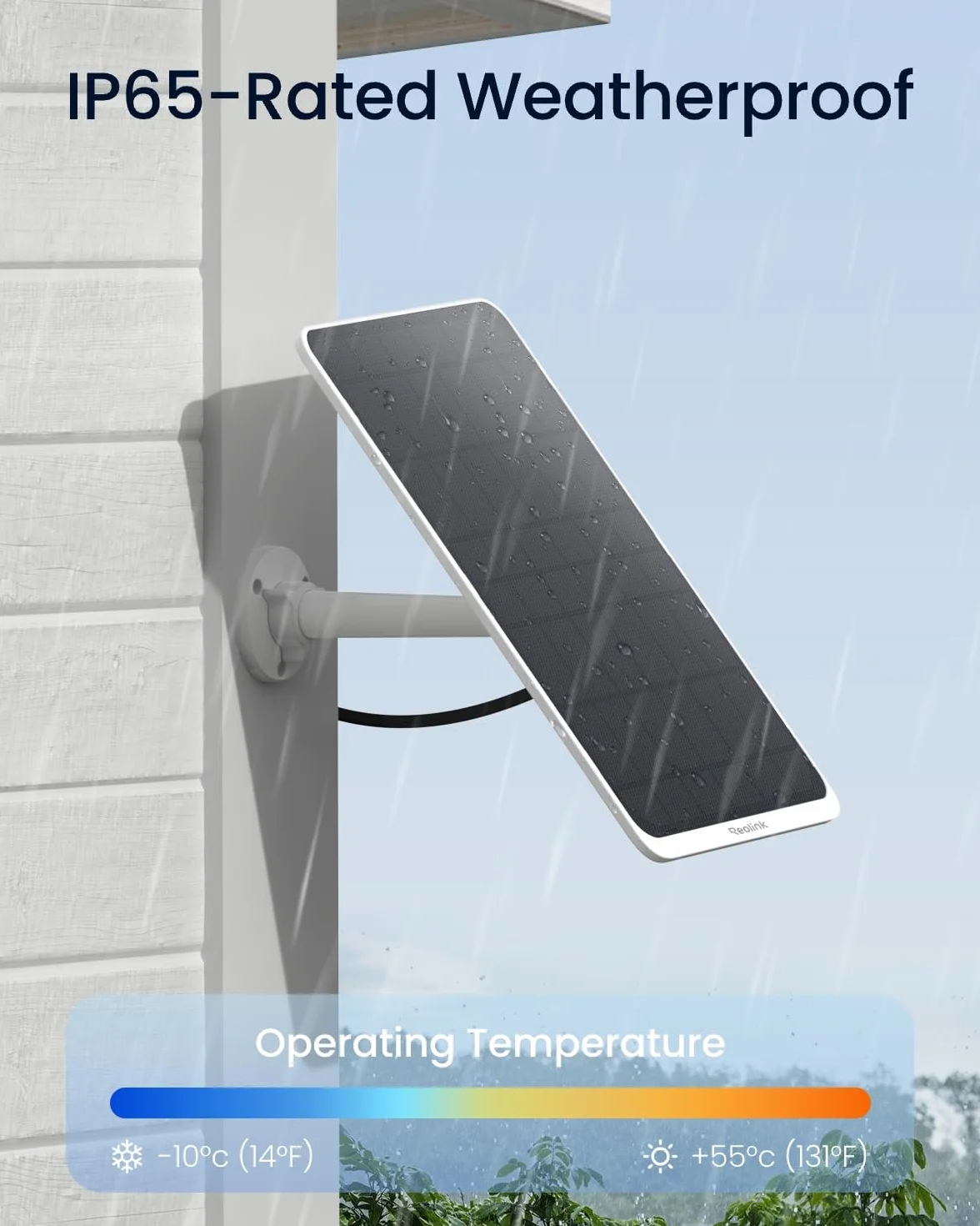 Reolink Panel Słoneczny 12 W IP65 do Kamer Zewnętrznych Zasilanych Akumulatorem