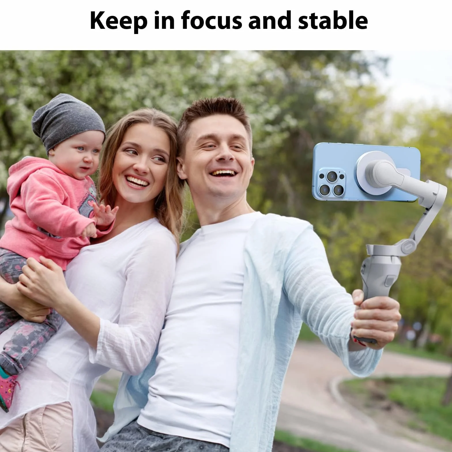 DJI Magnetyczny uchwyt zaciskowy pierścieniowy do Magsafe OM 6 OM 5 OM 4 OM 4 SE Adapter Mount kompatybilny ze stabilizatorem Osmo Gimbal