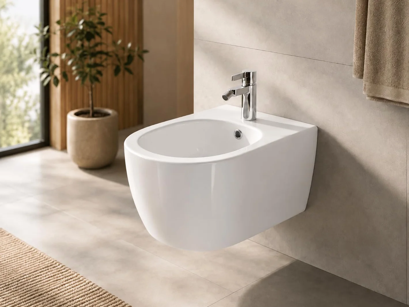 SSWW ALPHA designerski bidet ścienny