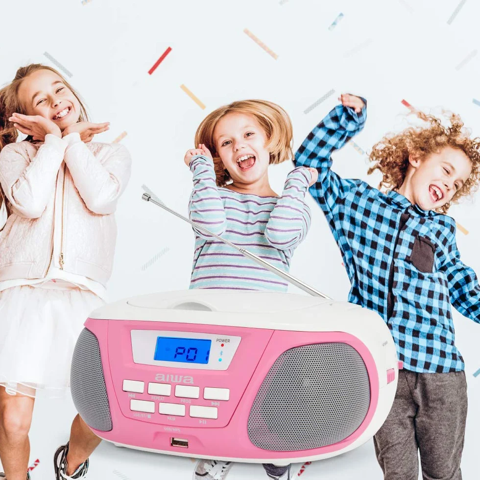 AIWA BBTU-300PK Radioodtwarzacz CD/MP3 USB BT Boombox