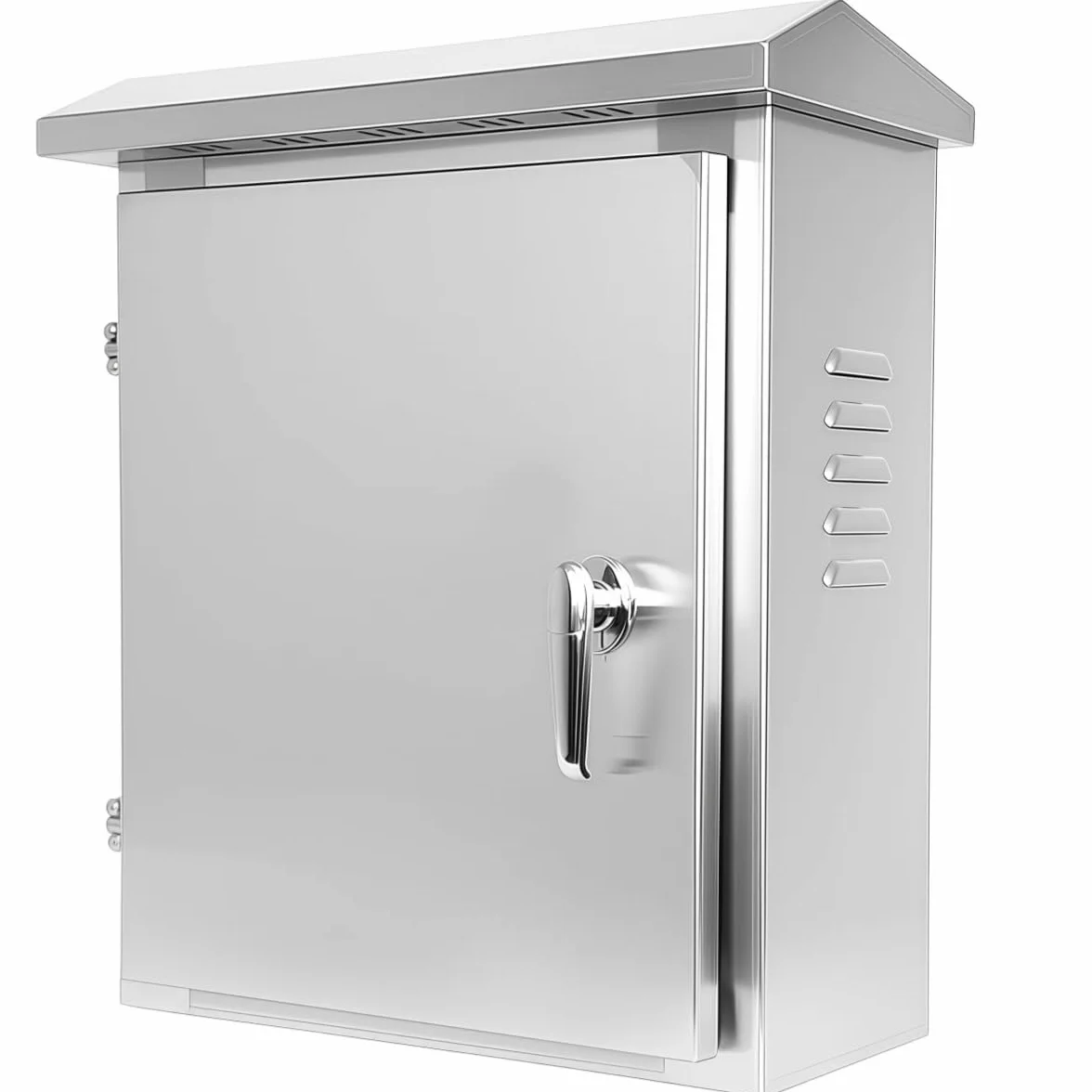 Wodoszczelna skrzynka rozdzielcza ze stali nierdzewnej do użytku zewnętrznego, 40x30x18 cm, rozdzielnia elektryczna outdoor, skrzynka licznikowa natynkowa, nadająca się do wewnętrznych i zewnętrznych.