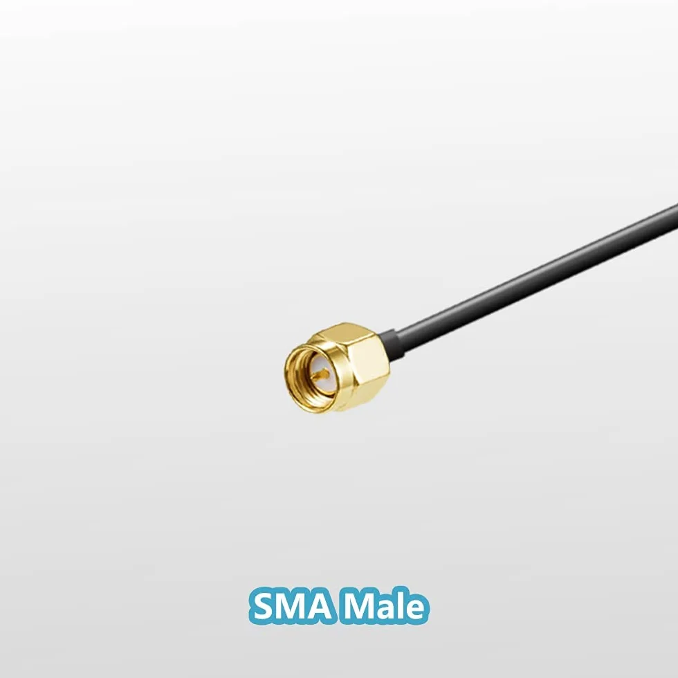 Vecys Antena GSM 868 MHz 3dBi SMA Przedłużacz Anteny 3M RG174 Magnetyczna Podstawa SMA Męski Adapter