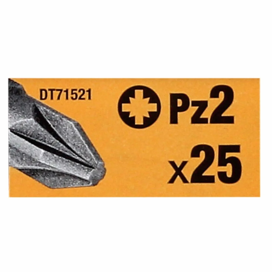 Dewalt Dt71521-Qz Zestaw Akcesoriów, Czarny/Żółty, 25 Elementów