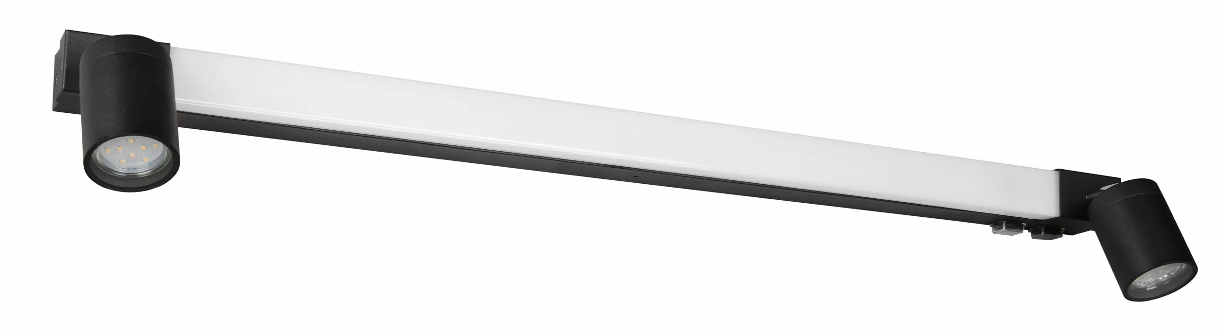 Trio Lampa łazienkowa LED Leuchten ENRICO 281479332, metal czarny matowy, 9 W LED, z wyłączeniem. 2x GU10, regulowany kolor światła