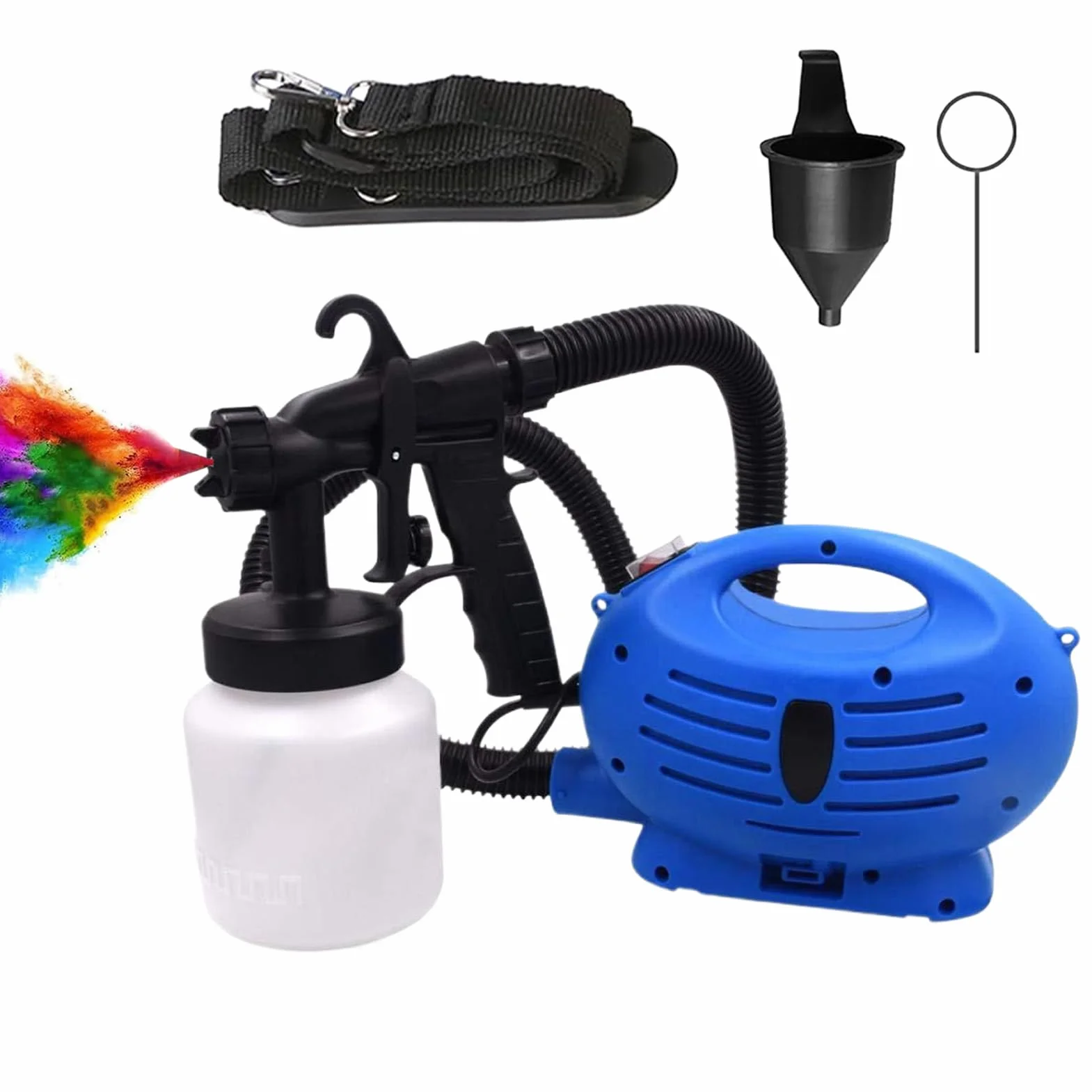 Pistolet Malarski Do Mebli Elektryczny Pistolet Natryskowy Do Malowania | Pojemnik 800 Ml Narzędzia Do Renowacji Domu Do Drzwi Ścian Płotów Mebli Zewnętrznych I
