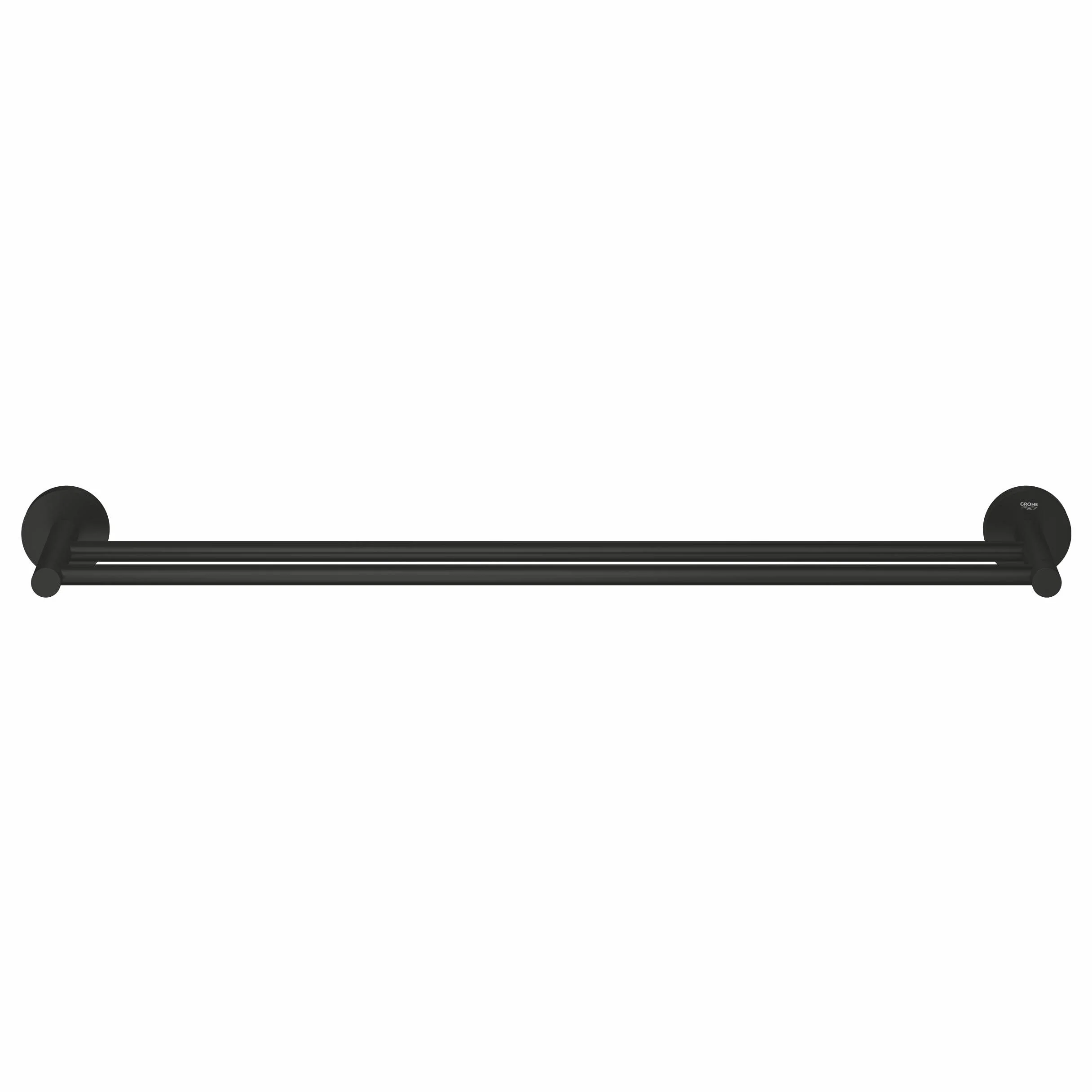 GROHE 412032430 Start Double Towel Bar podwójny uchwyt na ręczniki kąpielowe, matowy czarny