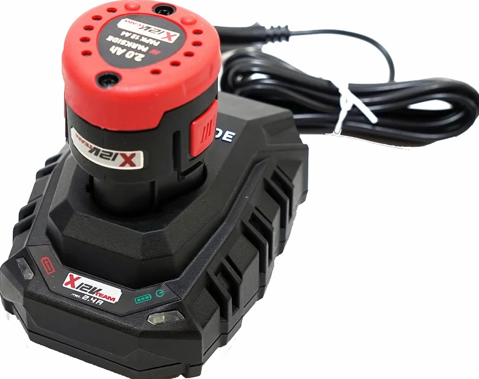 HEADNMORE® Parkside® Zestaw 2 akumulatorów 12 V/2 Ah PAPK 12 A4 2 Ah + 1 x ładowarka PLGK 12 A3 + breloczek do kluczy HEADNMORE®