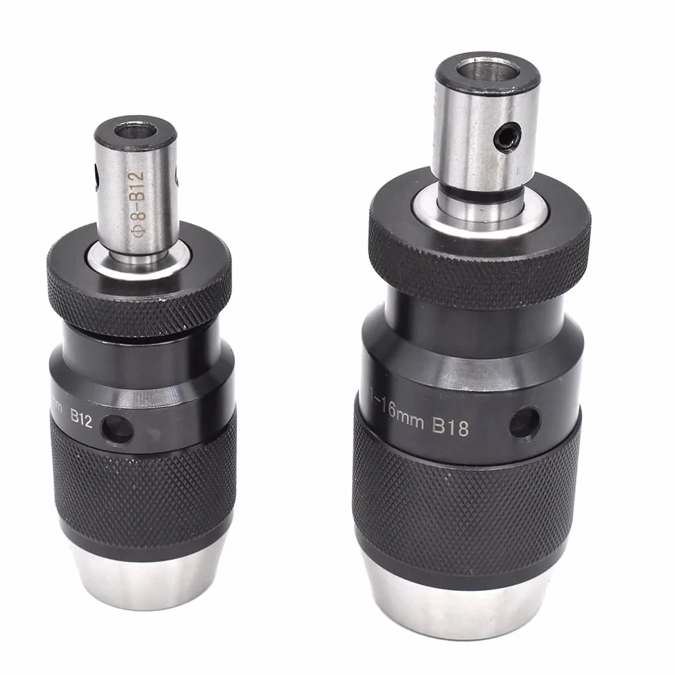 Zestaw bezkluczykowego uchwytu wiertarskiego z adapterem do B10, B12, B16, B18 - samozaciskowy uchwyt gwintowany do frezu 1 szt.(Inner hole 16mm-B16)